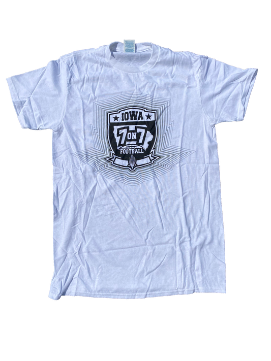 7v7 Echo Cotton White T-Shirt