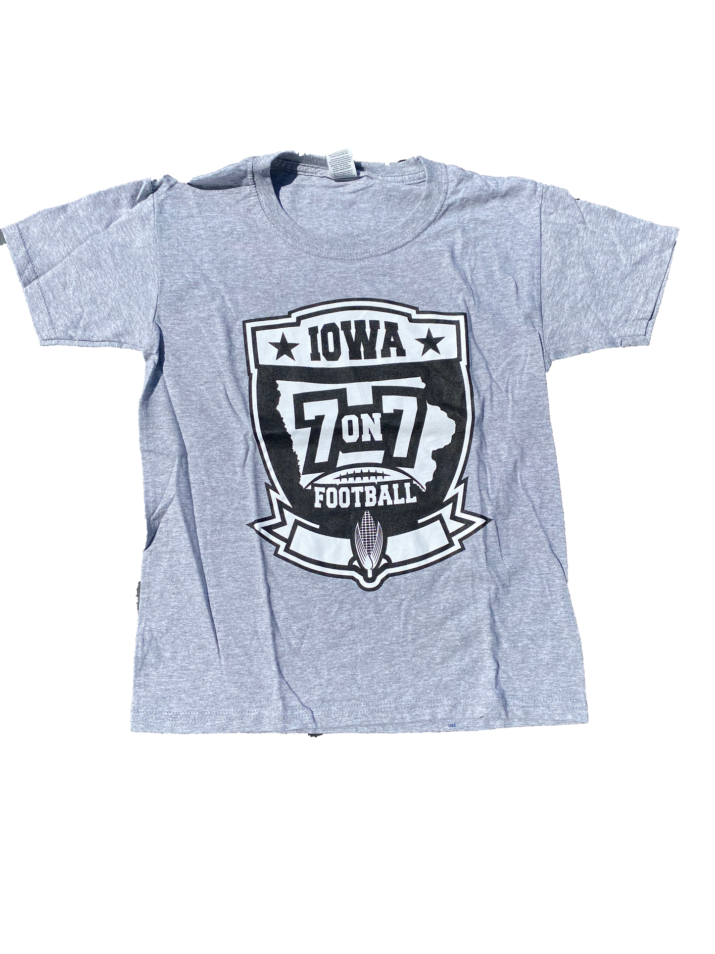 7v7 Logo Cotton Grey T-Shirt