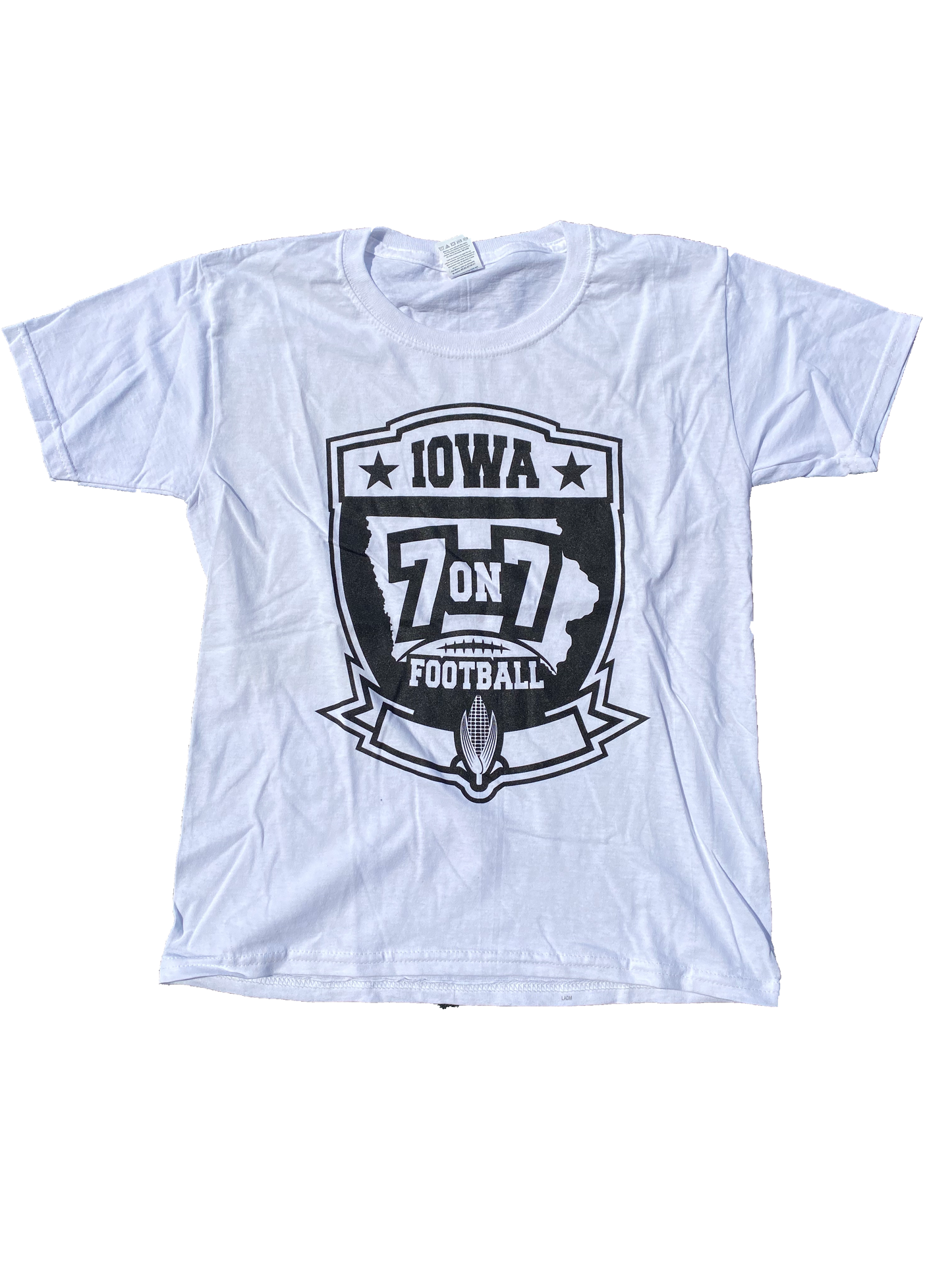 7v7 Logo Cotton White T-Shirt