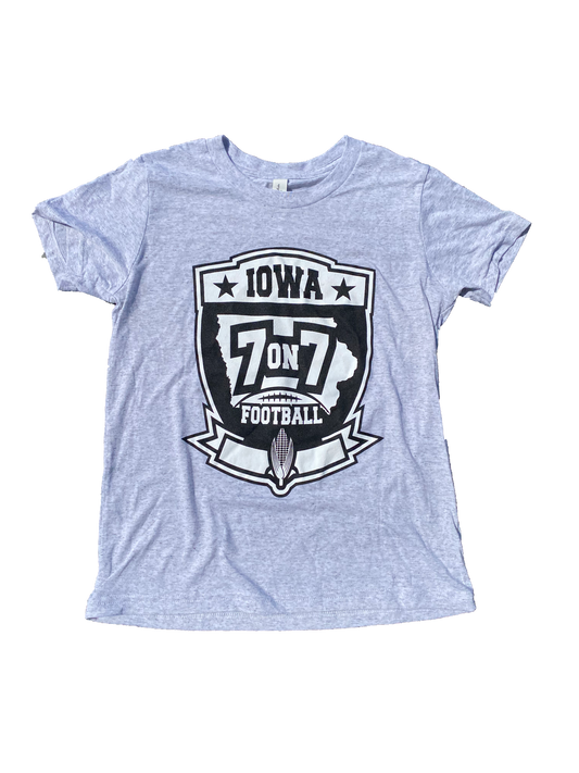 7v7 Logo Poly Grey T-Shirt