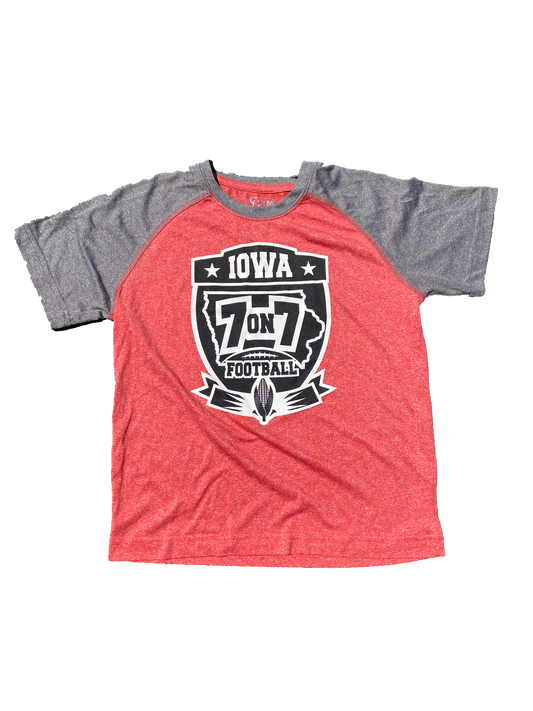 7v7 Logo Poly Red/GreyT-Shirt