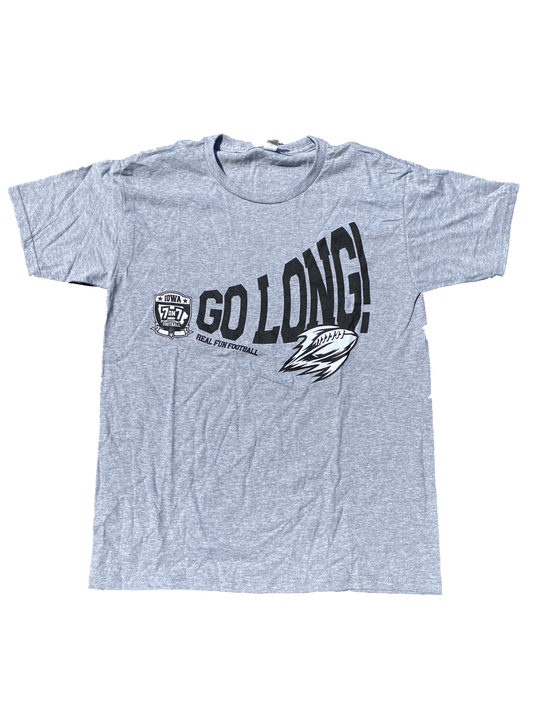 7v7 Go Long Cotton Grey T-Shirt