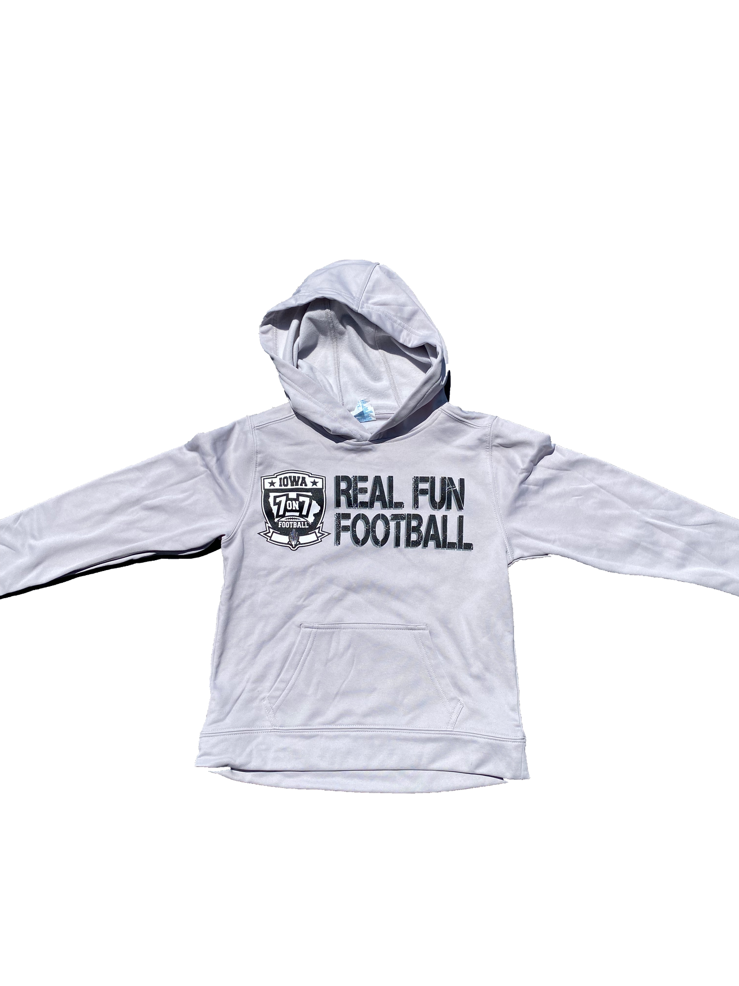 7v7 Go Long Poly Grey Sweatshirt