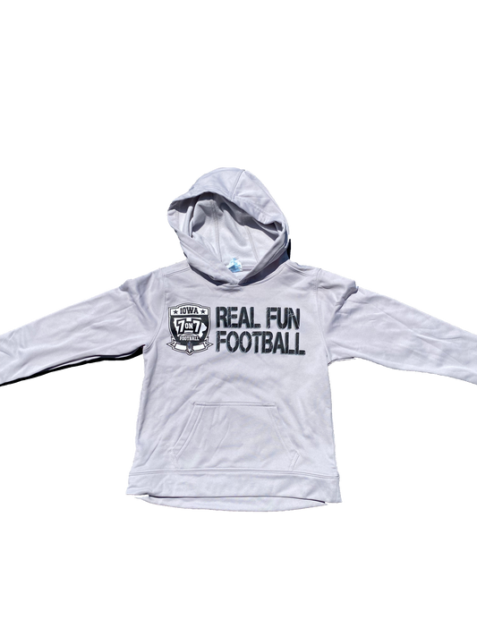 7v7 Go Long Poly Grey Sweatshirt